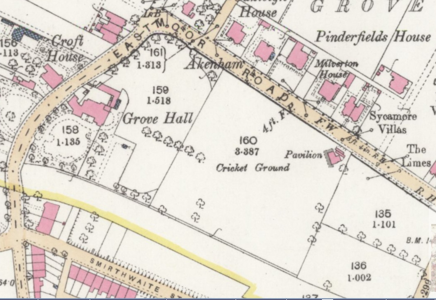 Wakefield - College Grove : Map credit National Library of Scotland